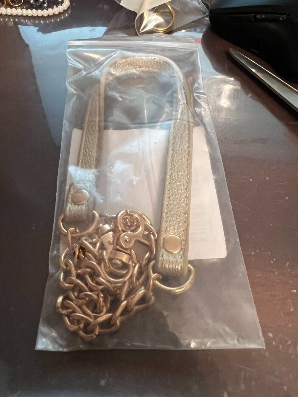 Replacement Gold Chain Handbag Strap - Picture 1 of 1